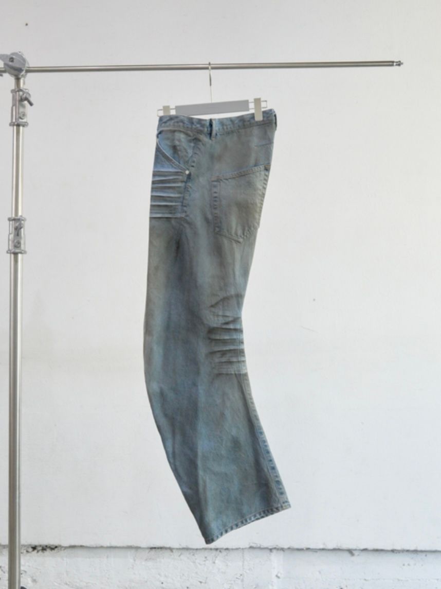 【26SS】3D ツイステッド ジーンズ / 3D TWISTED JEANS 3.0 / DIRTY FADED INDIGO (インディゴ)