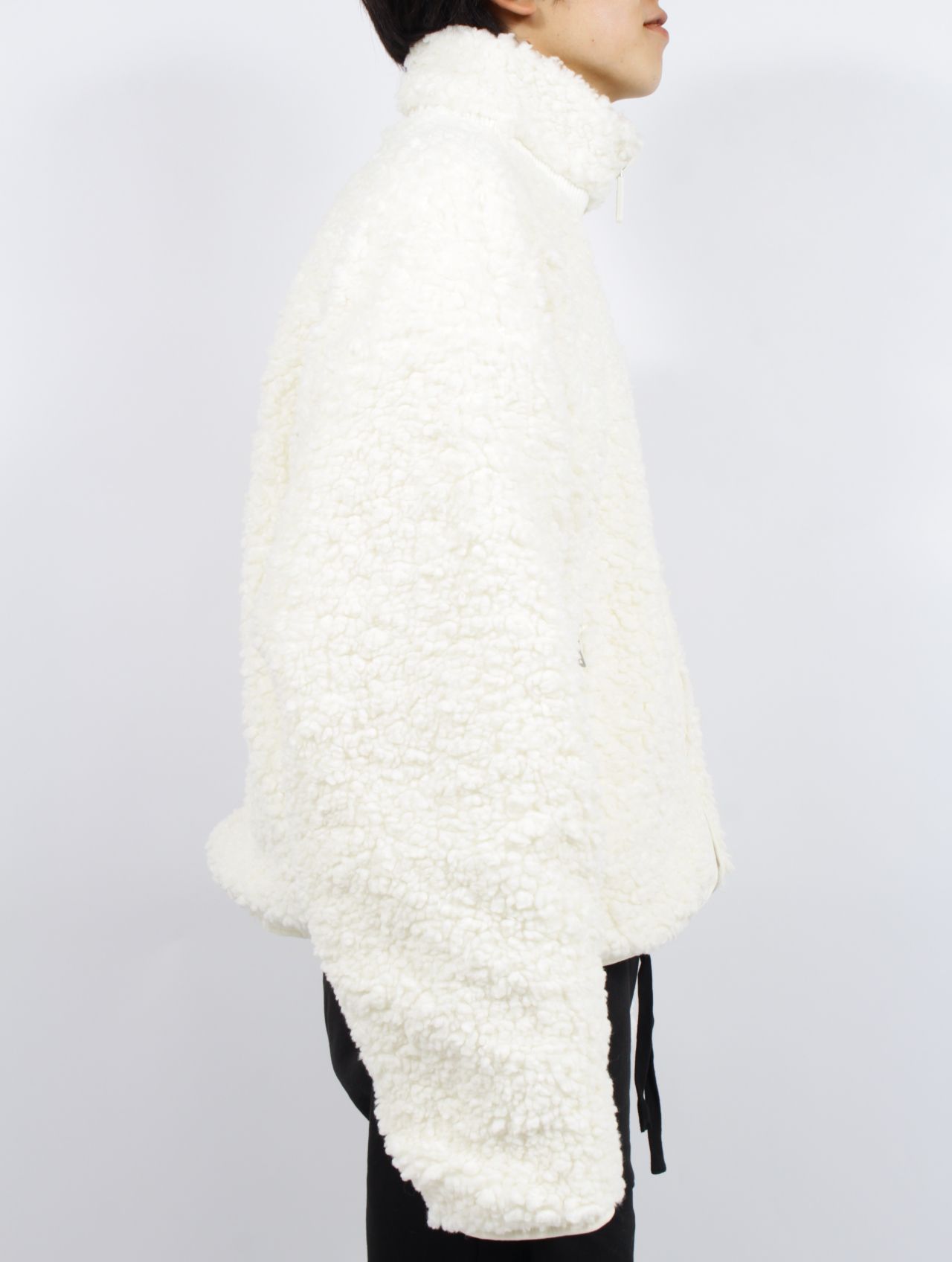 【25AW】ボア フリース ジップアップ ジャケット / EF JACKET / ホワイト