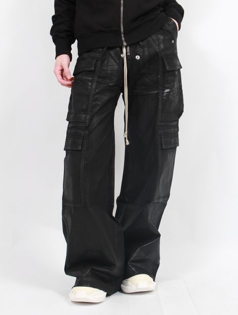 Rick Owens DRKSHDW 短丈デニムジャケット BK クロップド丈（パンツ 