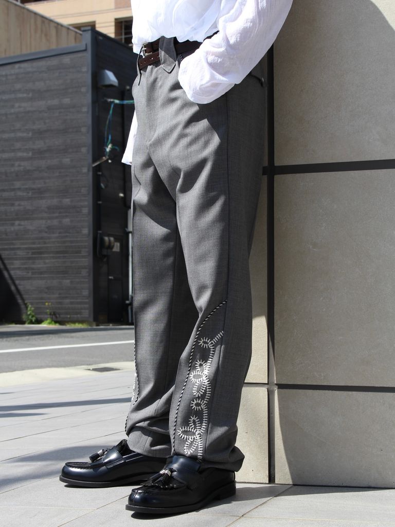 DAIRIKU - 【24SS】刺繍 ウエスタン スラックス / EMBROIDERY WESTERN  