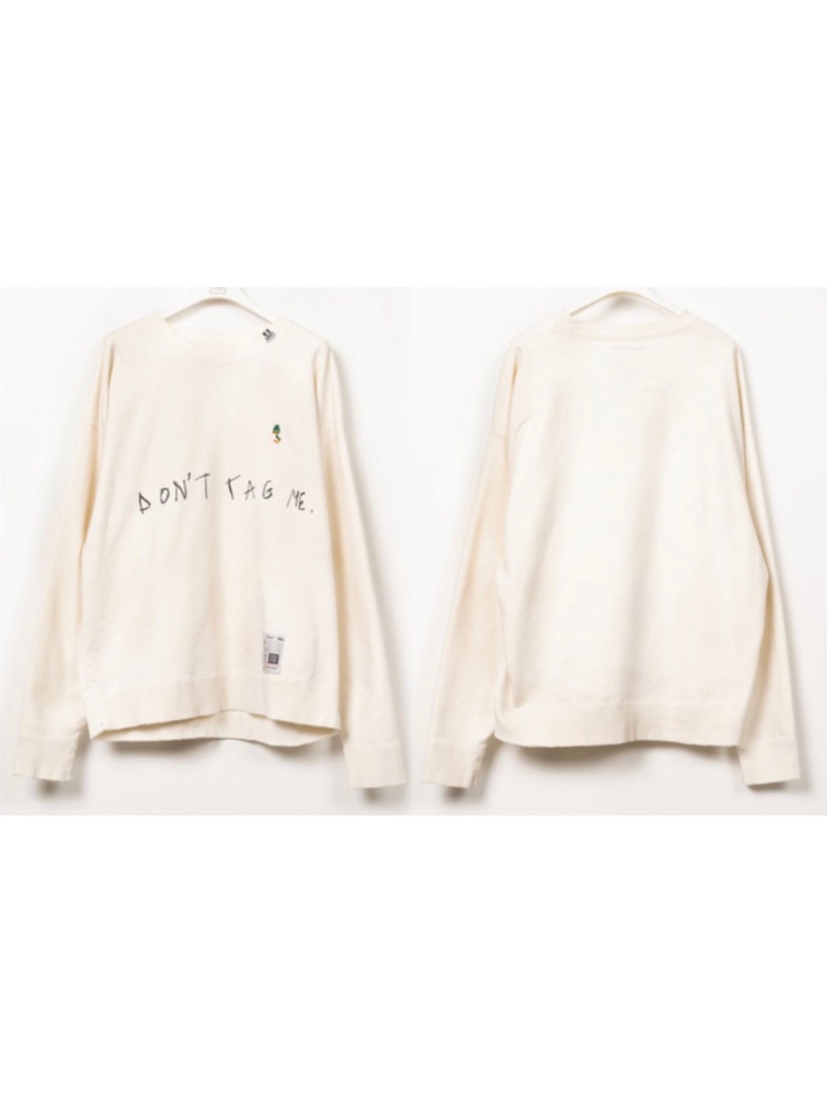 【26AW】ドント タグミー スウェット プルオーバー / DON'T TAG ME, SWEAT PO / ホワイト