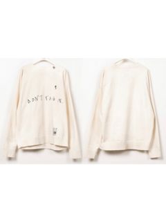 【26AW】ドント タグミー スウェット プルオーバー / DON'T TAG ME, SWEAT PO / ホワイト