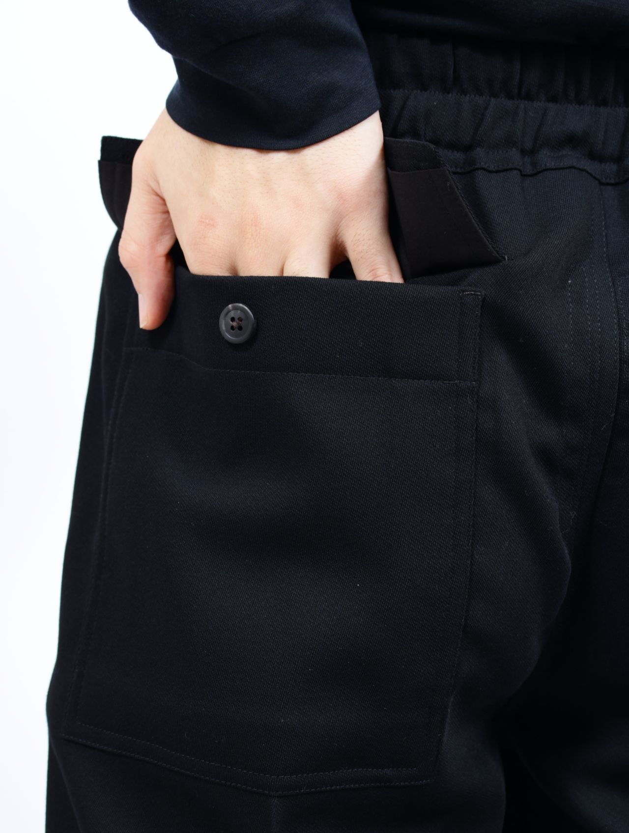 【26SS】 ディートリッヒ ドローストリング パンツ スラックス / DIETRICH DRAWSTRING / ブラック