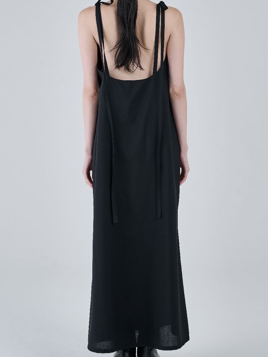 【27SS】 STRAP DRESS / ブラック