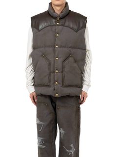 【25AW】RMFB ダック ダウン ベスト / RMFB DUCK DOWN VEST / グレー