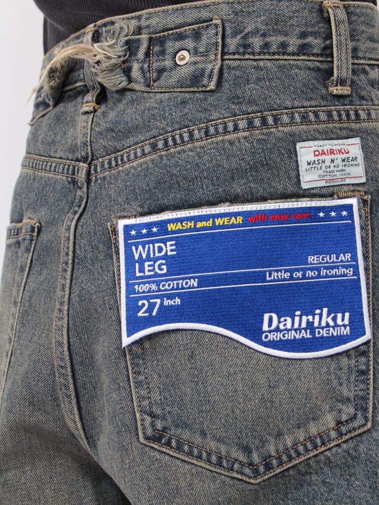 DAIRIKU - 【24AW】ワイド ヴィンテージ デニムパンツ / 