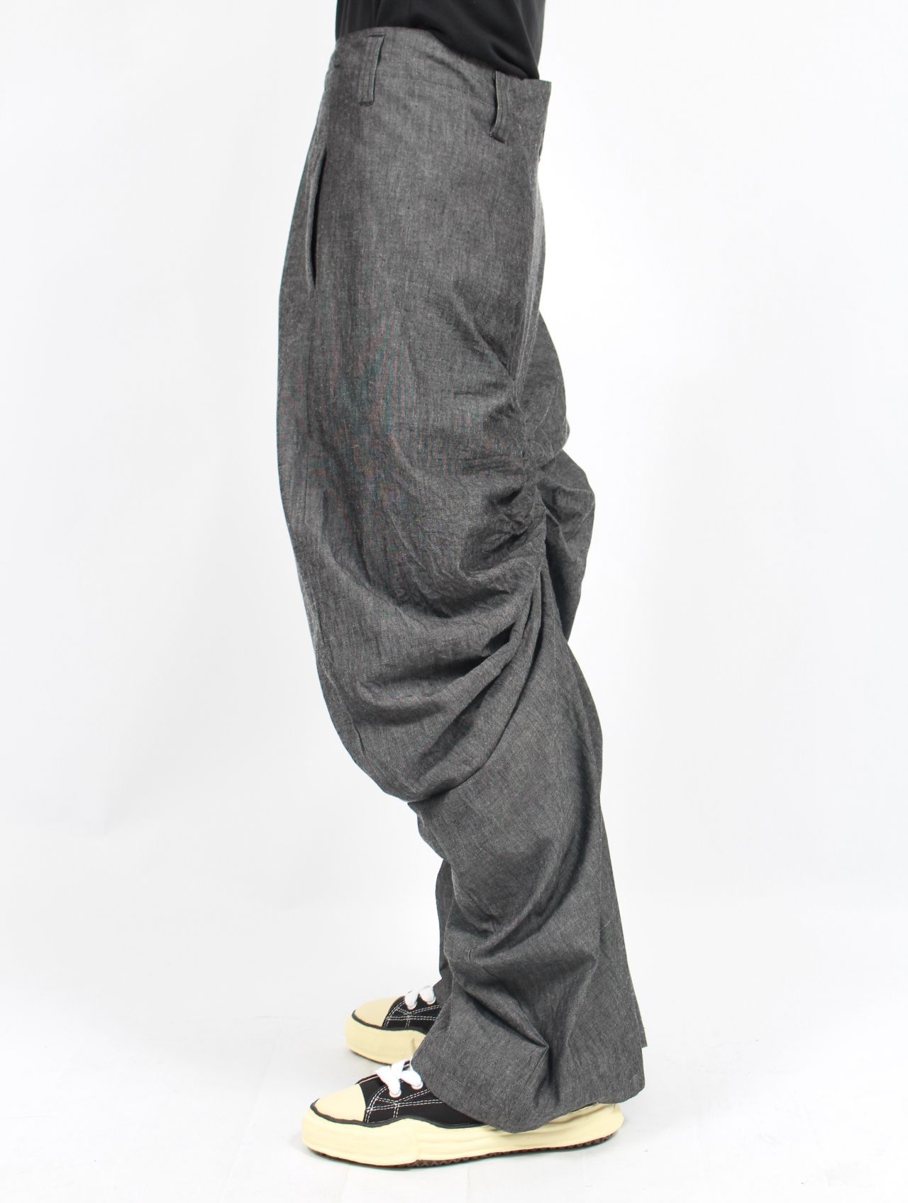 fumito ganryu 20aw ワイドパンツ FUMITO GANRYU - 【25SS】ドレープド シャンブレー パンツ