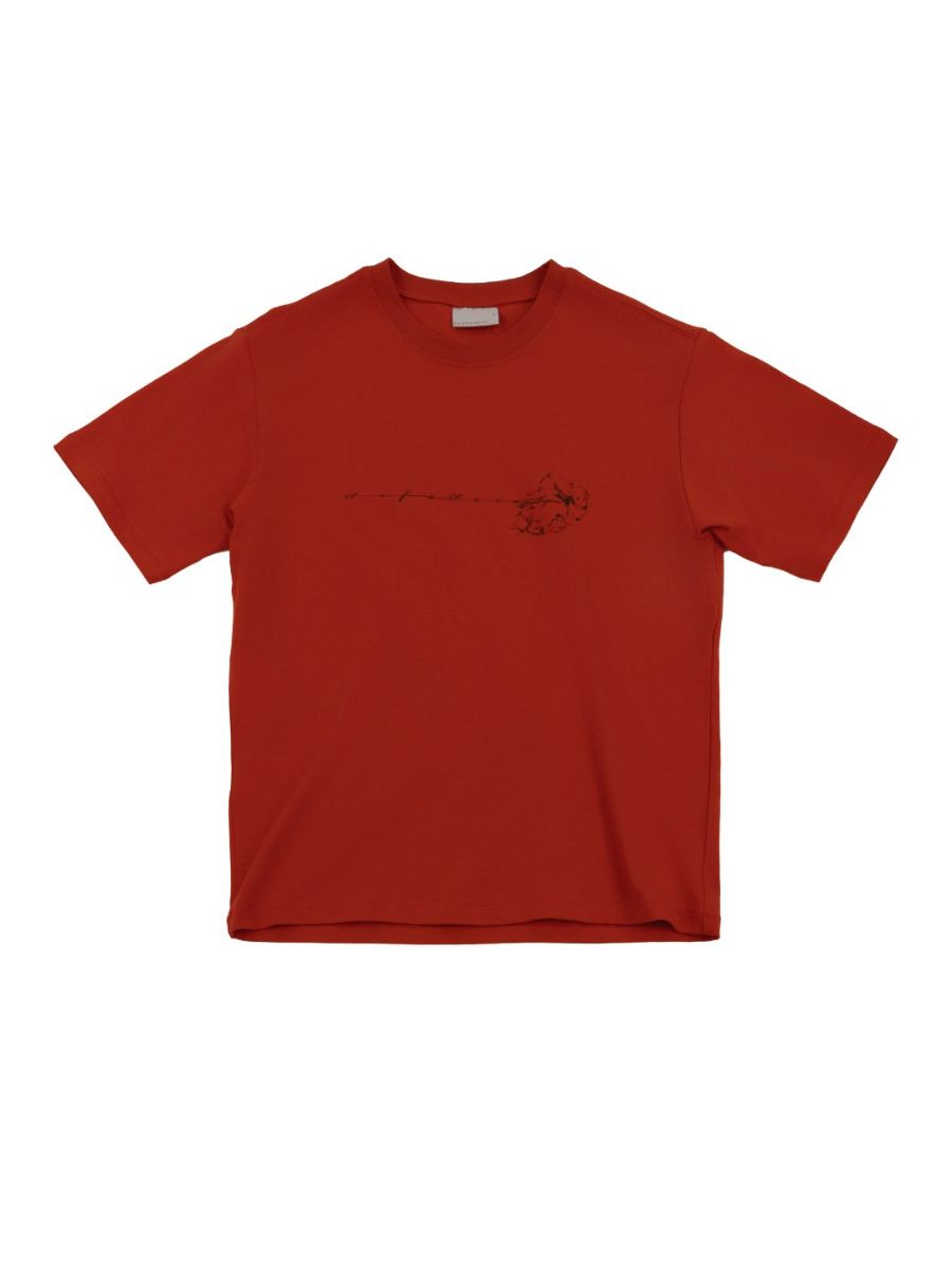レーム T シャツ 半袖 Tシャツ / LAEM T-SHIRT / CARROT(レッド) SG27SSTOTS002