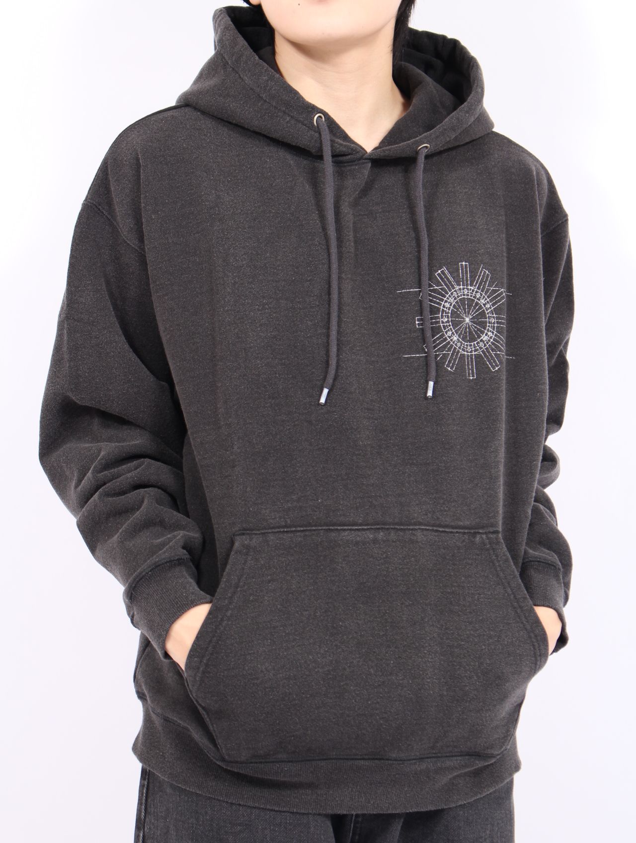 【25AW】グラフィック フーディー パーカー / GRAPHIC HOODIE / ブラック