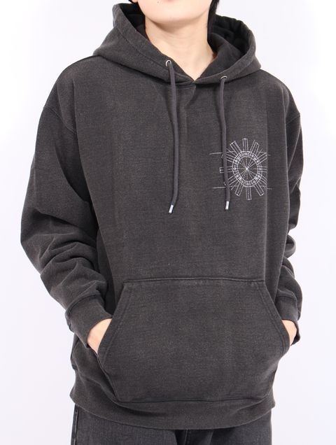 【25AW】グラフィック フーディー パーカー / GRAPHIC HOODIE / ブラック