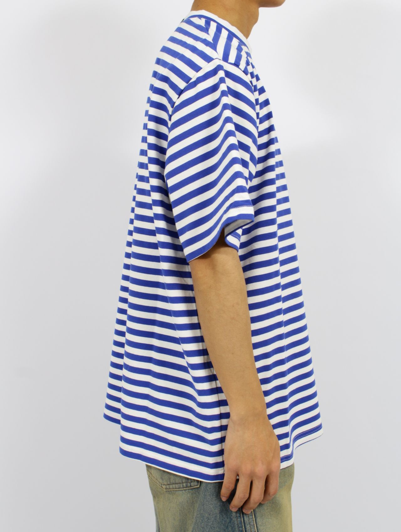 semoh - 【25SS】ボーダー プリント Tシャツ 半袖 / BORDER
