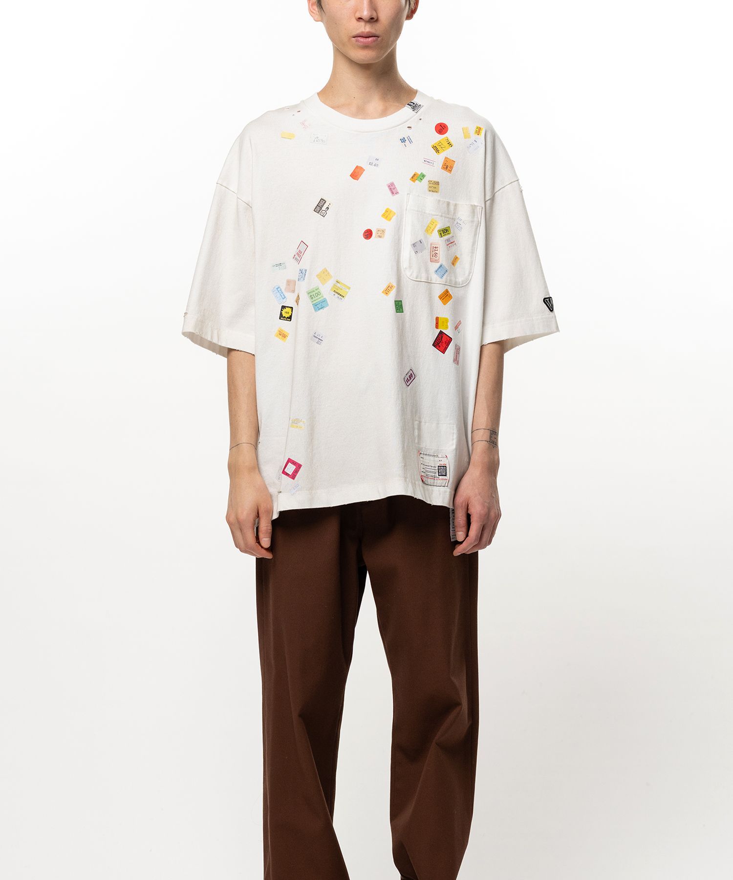【26AW】プライス ステッカー Tシャツ / PRICE STICKER TEE / ホワイト