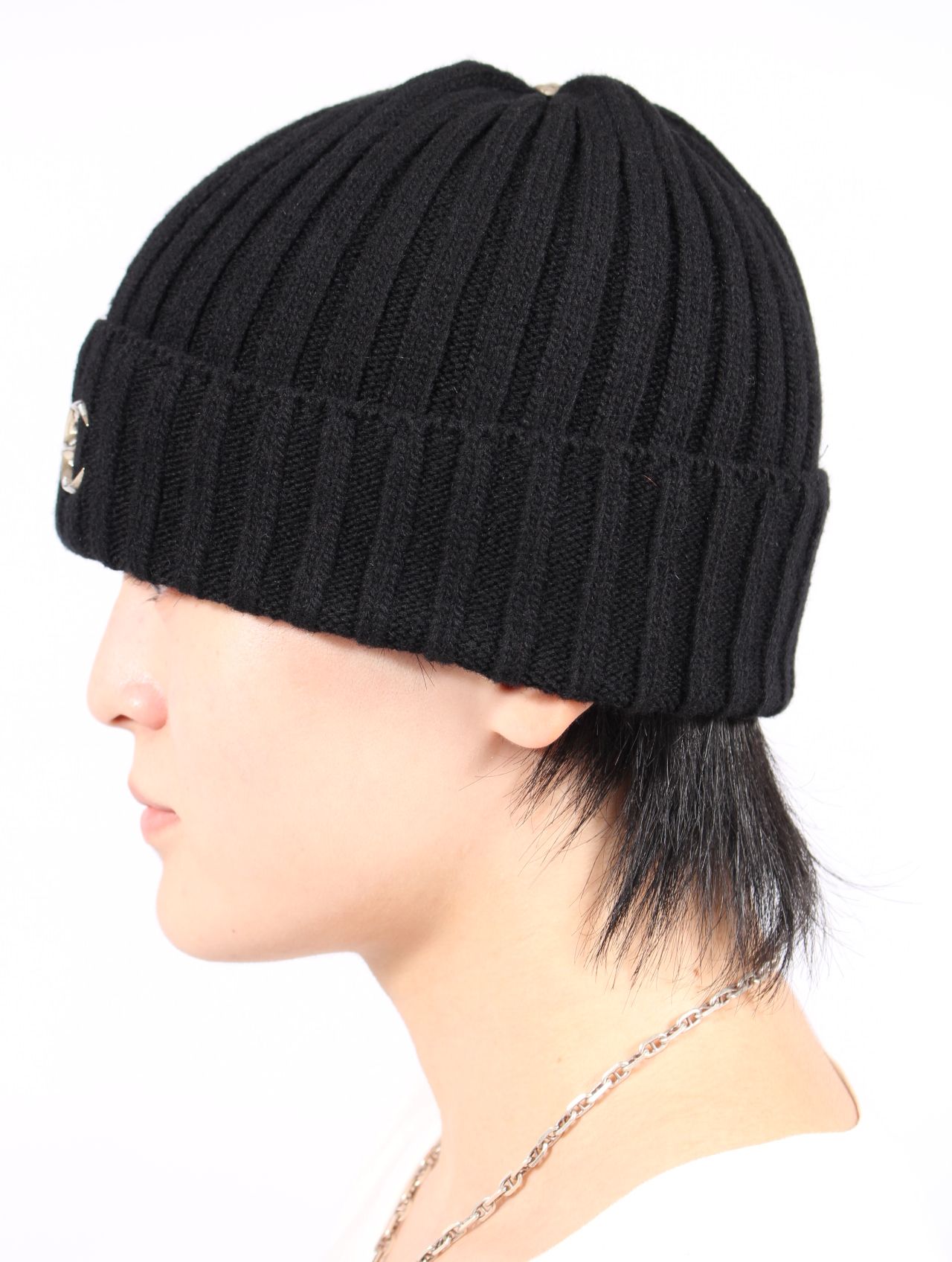 chiiiibag ビーニー chiiiibag ch!iii チー ニットビーニー ブラック chiiiibag ch