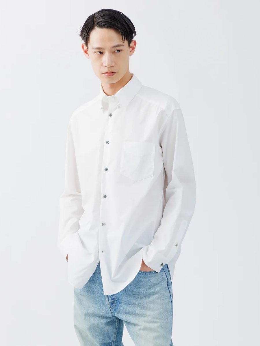 【26AW】 レギュラー フィット タブ カラー シャツ / REGULAR FIT TAB COLLAR SHIRT / ホワイト