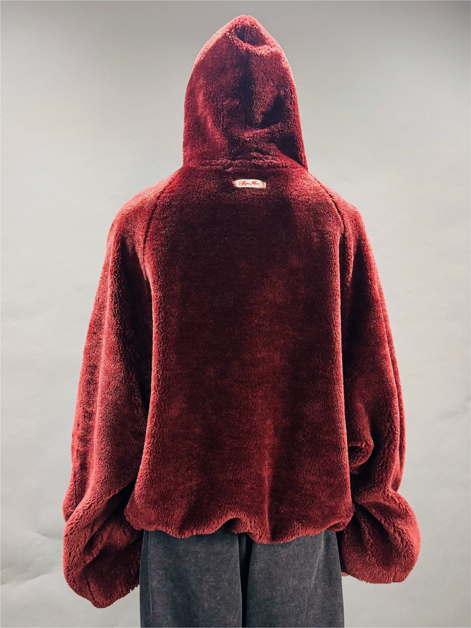 【25AW】リバーシブル フーディー パーカー / REVERSIBLE HOODIE / ブラウン×ワイン