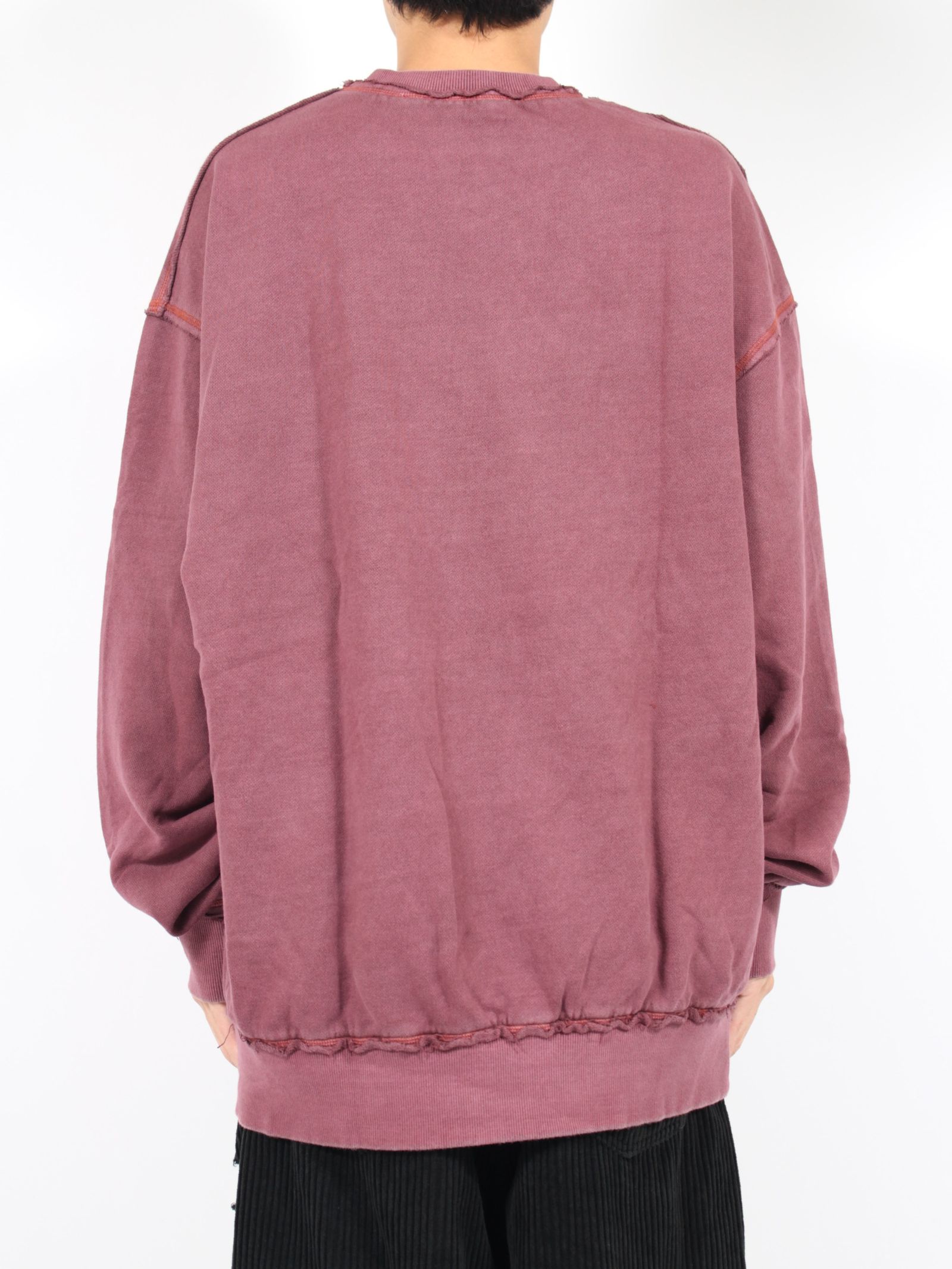 【24AW】ピグメント ペンタグラム コットン クルーネック スウェット / PIGMENT DYE COTTON CREWNECK SWEATER 'PENTAGRAM / ブラウン
