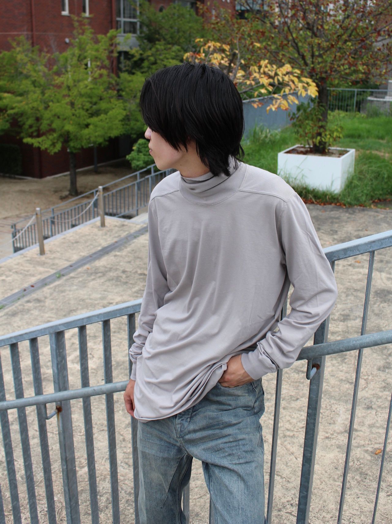 【25AW】タートル カットソー サーフ 長袖 Tシャツ / SURF T / ウォッシュド インディゴ