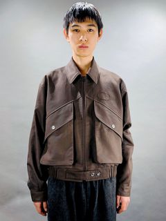 【25AW】モールスキン フライト ジャケット / FLIGHT JKT by MOLESKIN / ブラウン