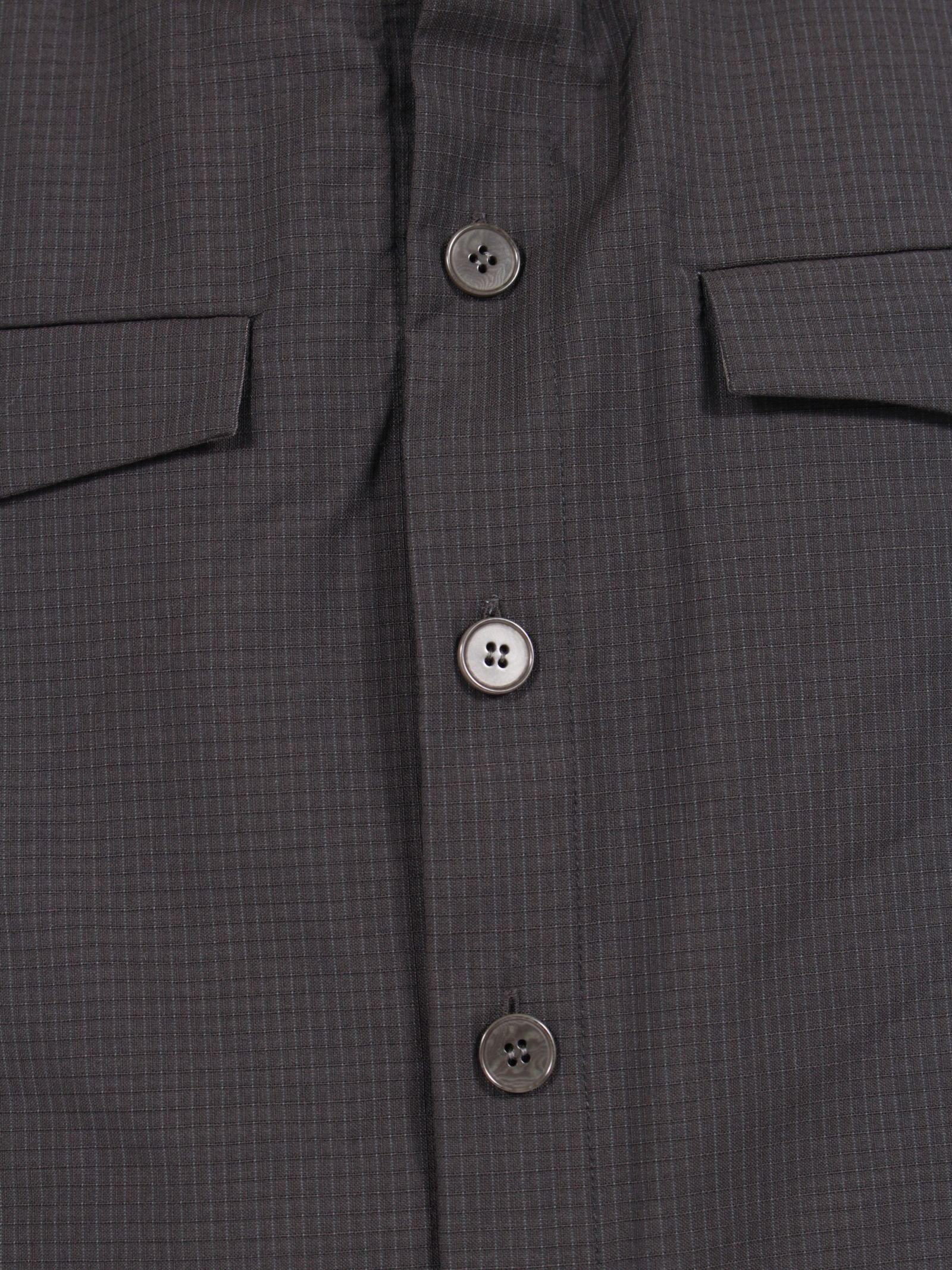 【24AW】2フロント ポケット シャツジャケット / 2 FRONT POCKET SHIRT JACKET / ブラック