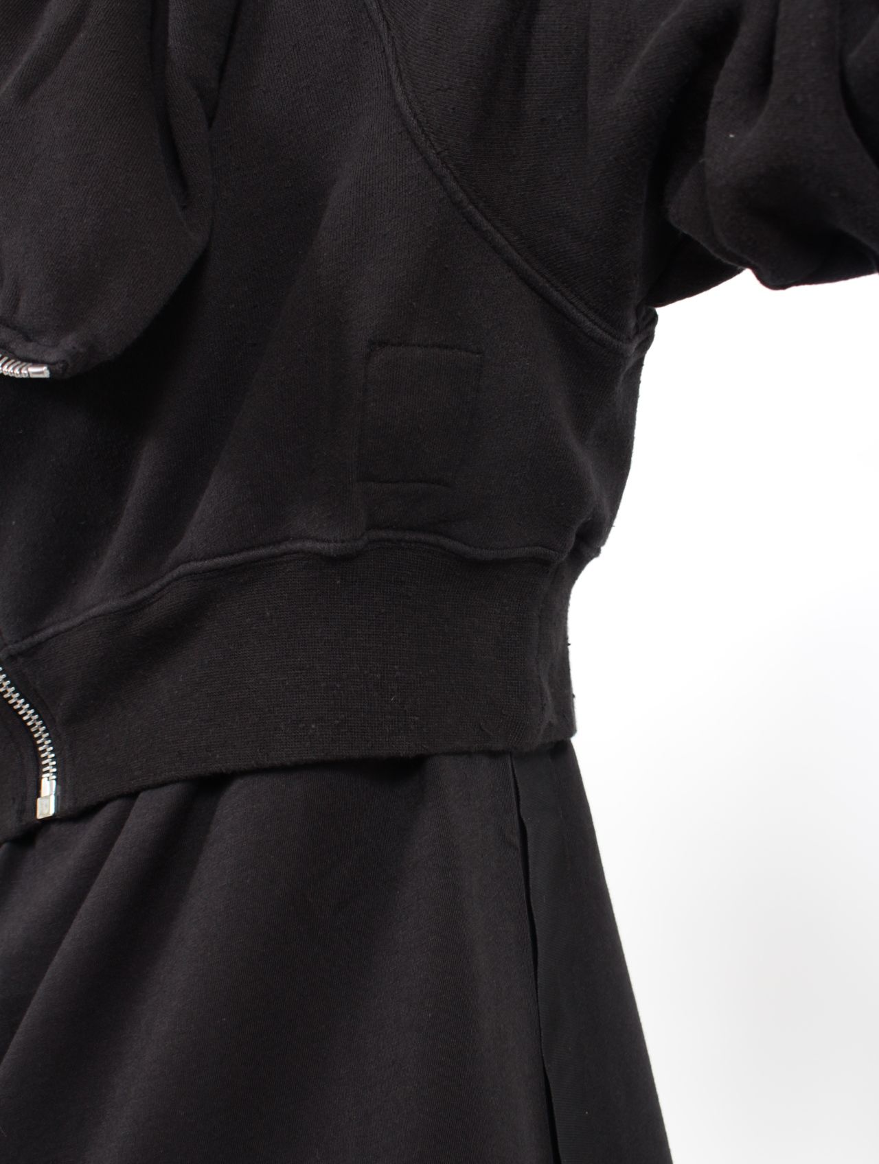 【25AW】マイクロ マウンテン フーディー ジップアップ パーカー / MICRO MOUNTAIN HOODIE / ブラック