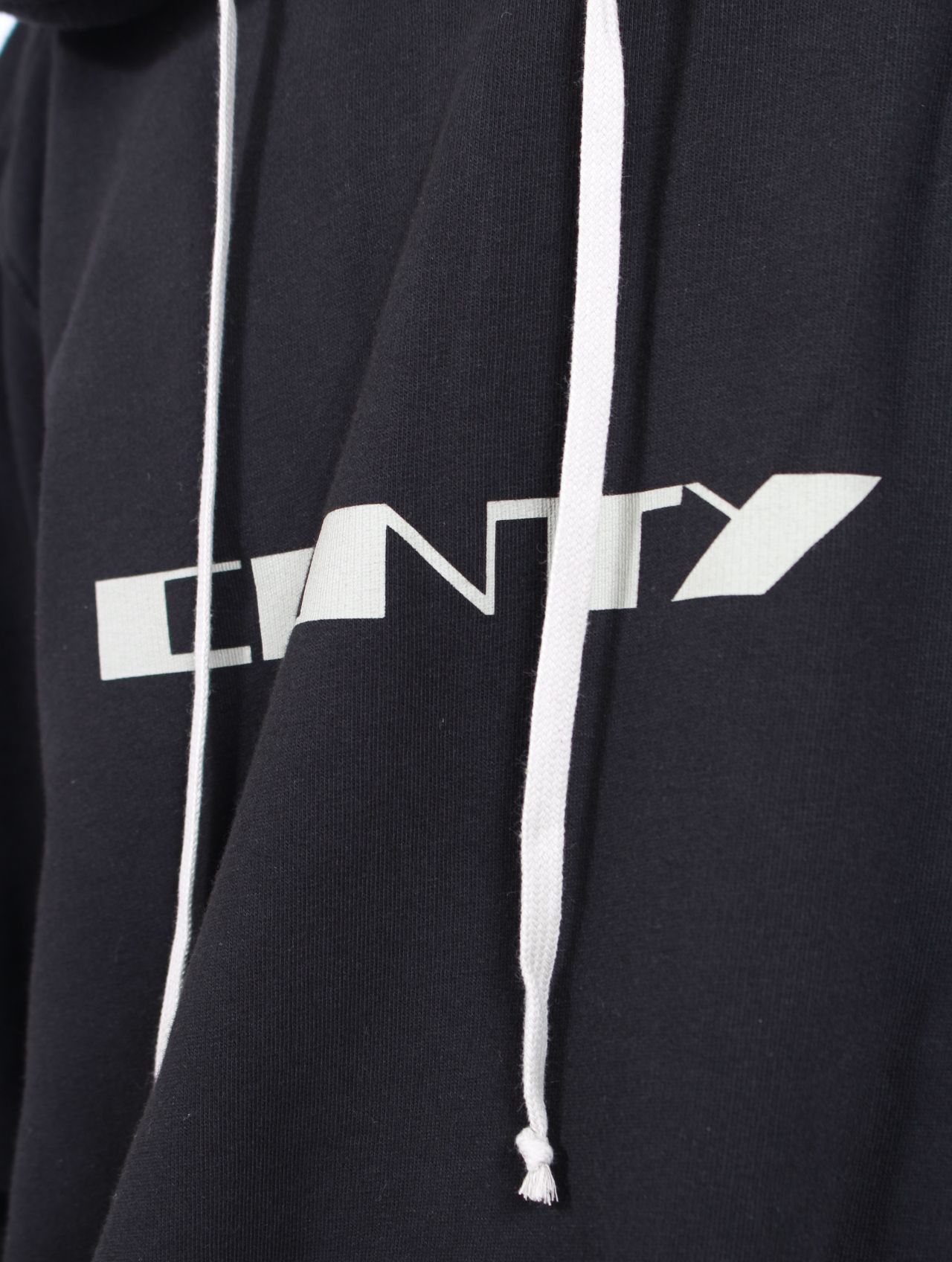 【25AW】オーバーサイズド フーディー パーカー / OVERSIZED HOODIE / ブラック × パール