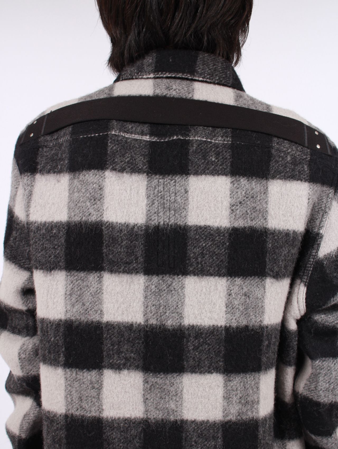 【25AW】チェック アウターシャツ / OUTERSHIRT / ブラック