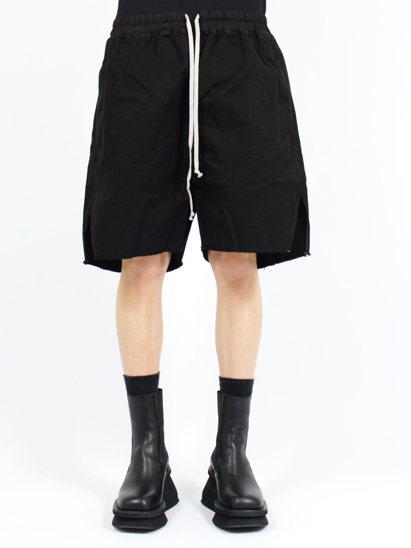 【26SS】ロングボクサー バット ジップ ショーツ / LONG BOXERS BUTT ZIP / ブラック