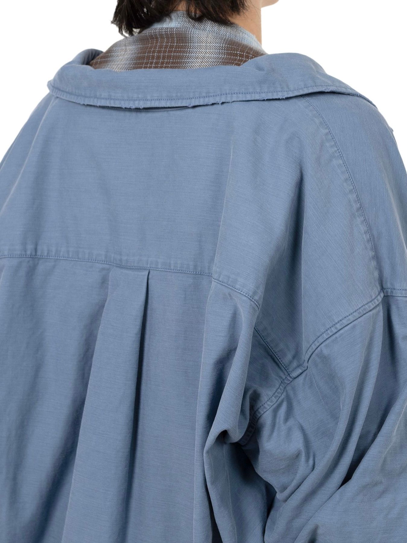 【25AW】レイヤード ロングスリーブ シャツ / LAYERED L/S SHIRTS / ブルー