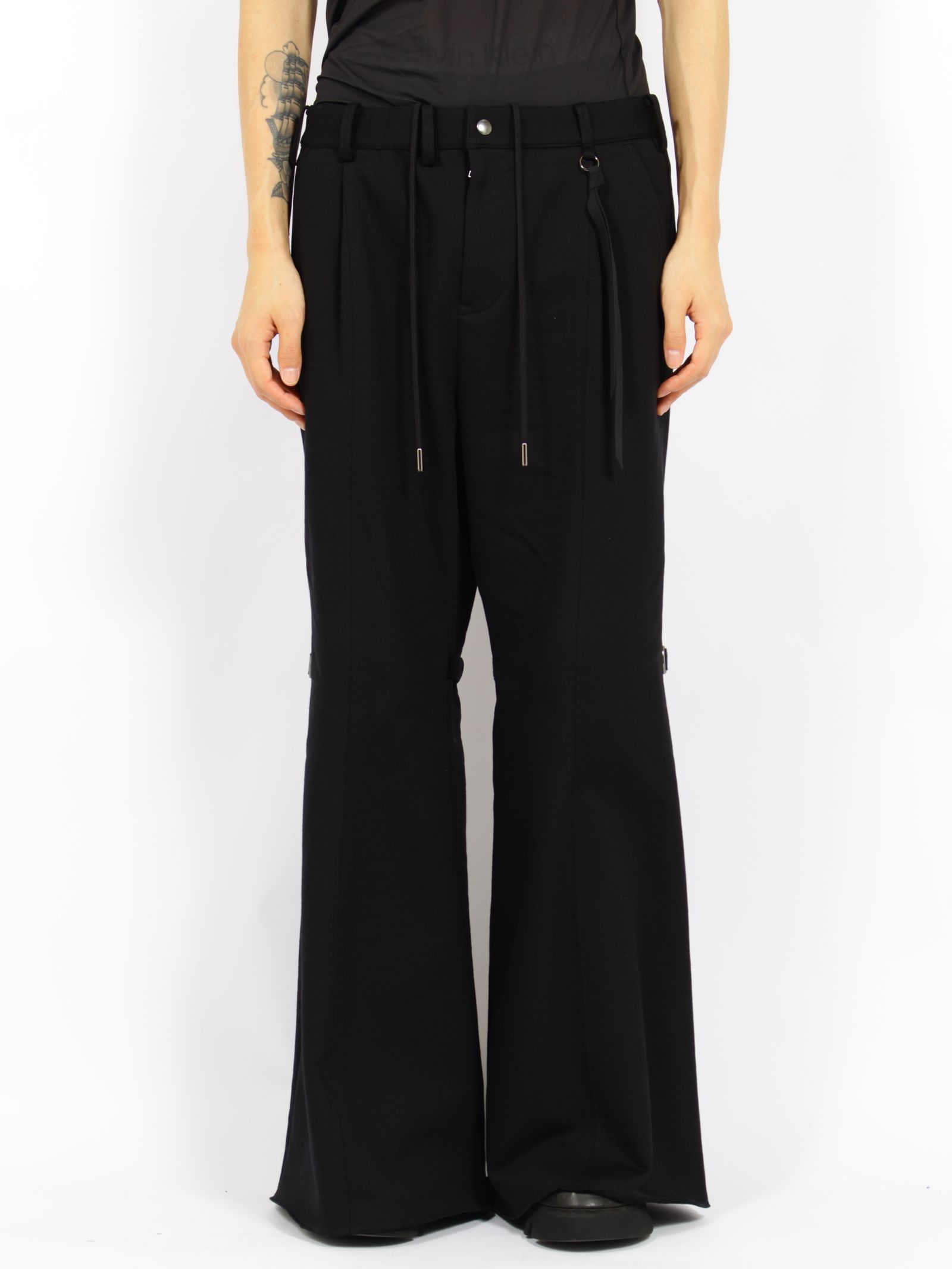 【26AW】ゲイター スウェットパンツ フレアパンツ / GAITER SWEAT PANTS / ブラック