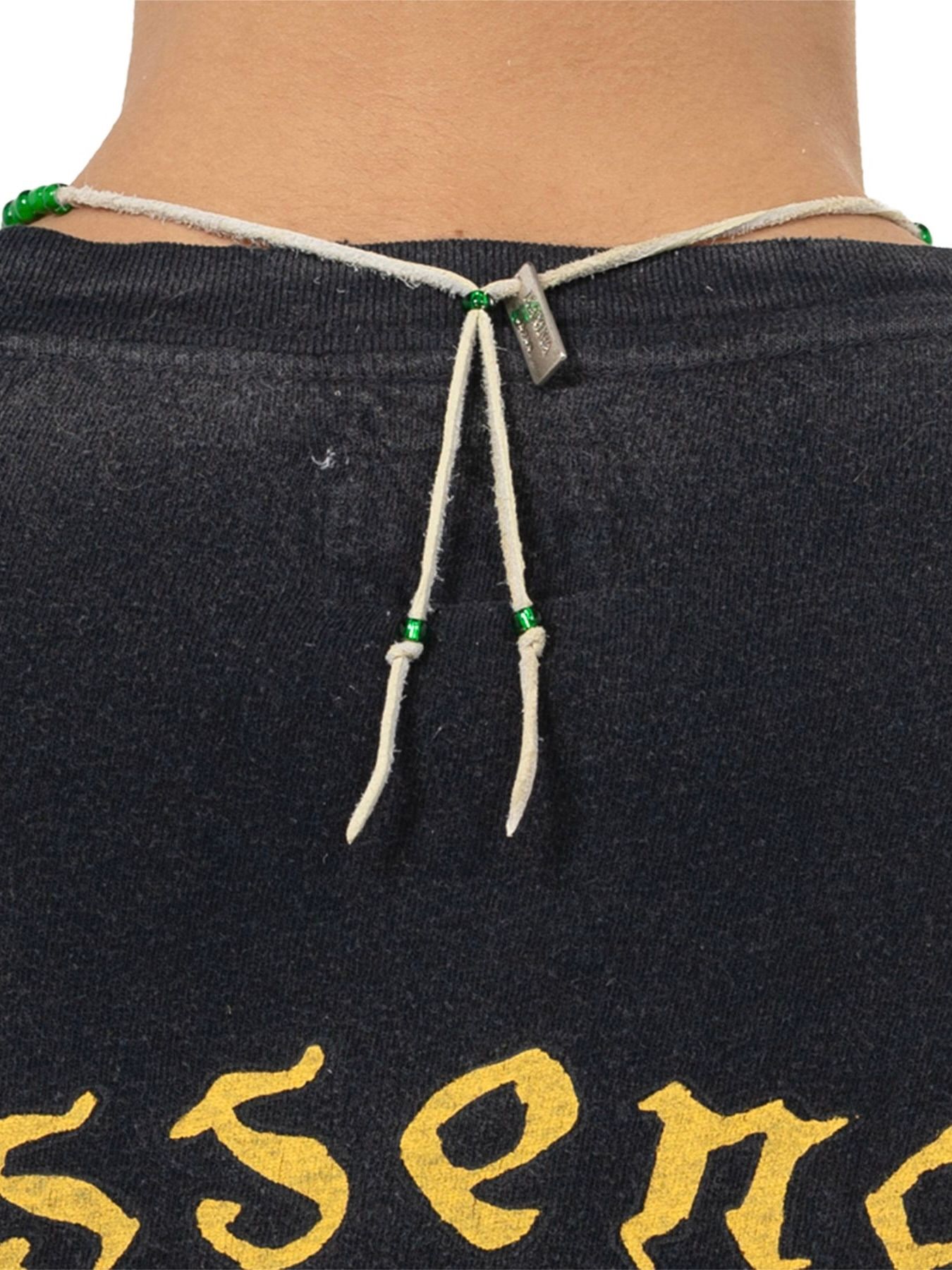 【25AW】グラス ビーズ ネックレス / GLASS BEADED NECKLACE / グリーン
