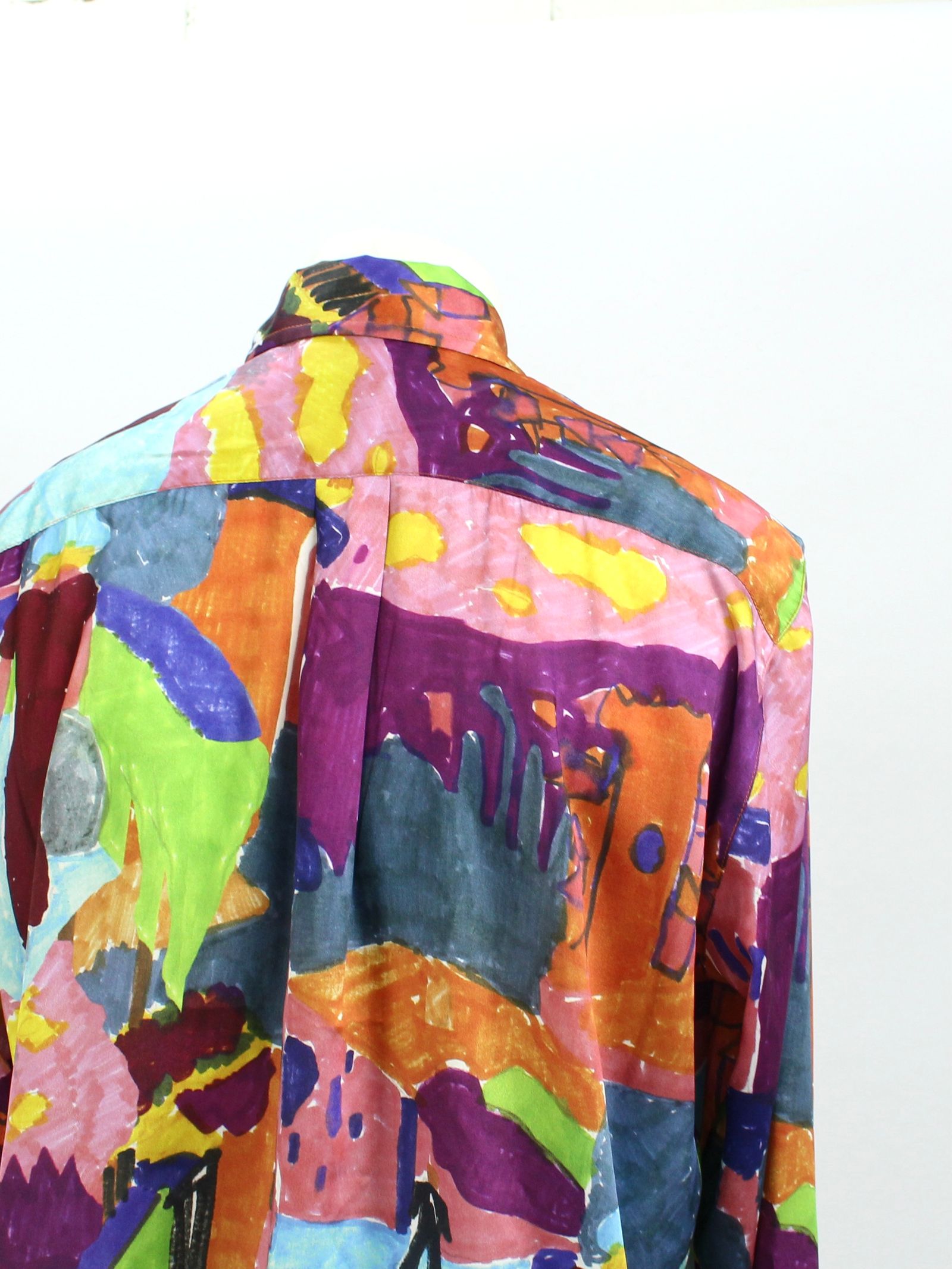 都市柄 アートシャツ / LONG SLEEVE SHIRT IN ALL OVER “VIALI” / マルチカラー