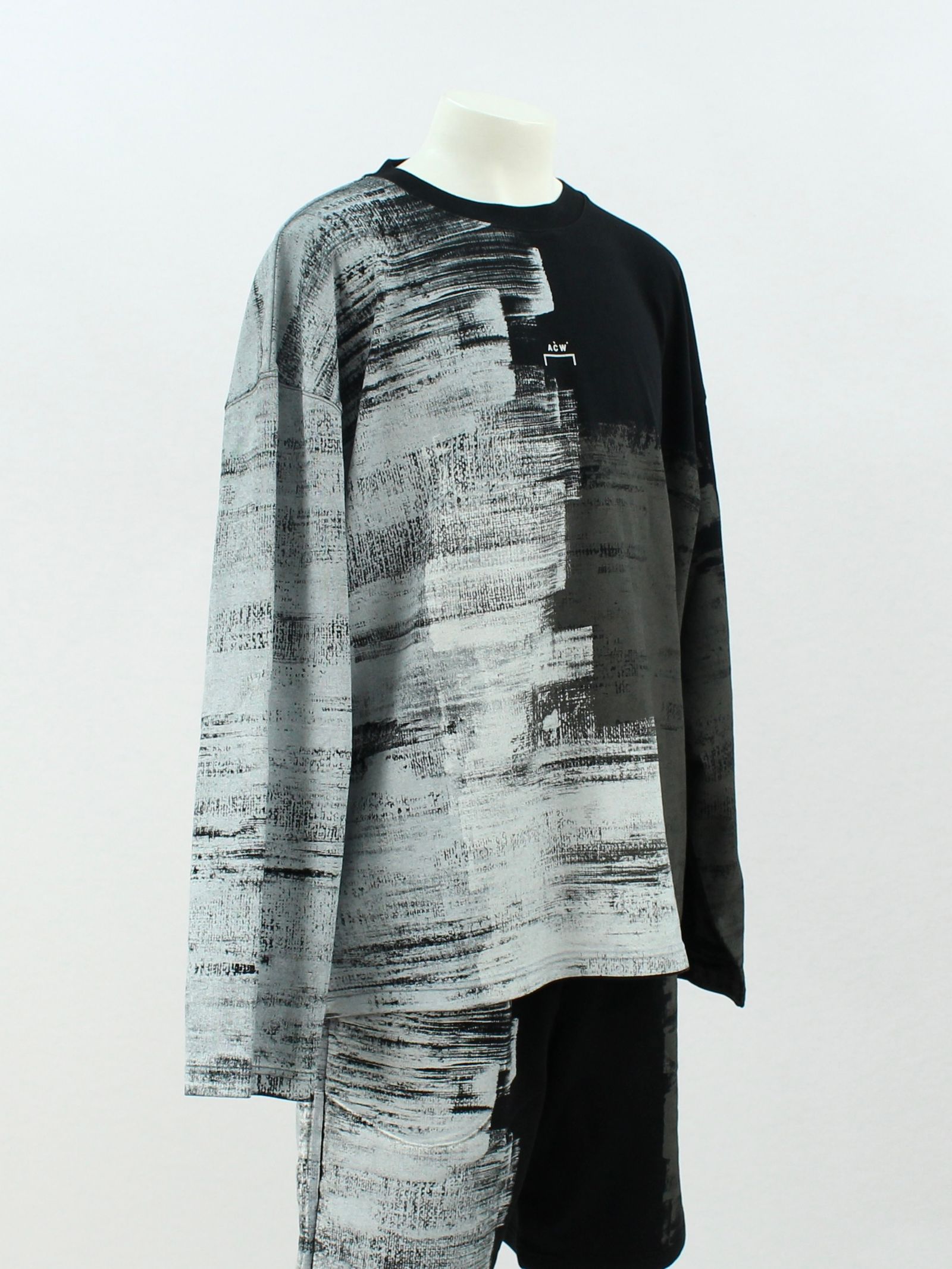 A-COLD-WALL* - ペイント ロゴ 長袖Tシャツ / MOD LUX PAINTED LS T