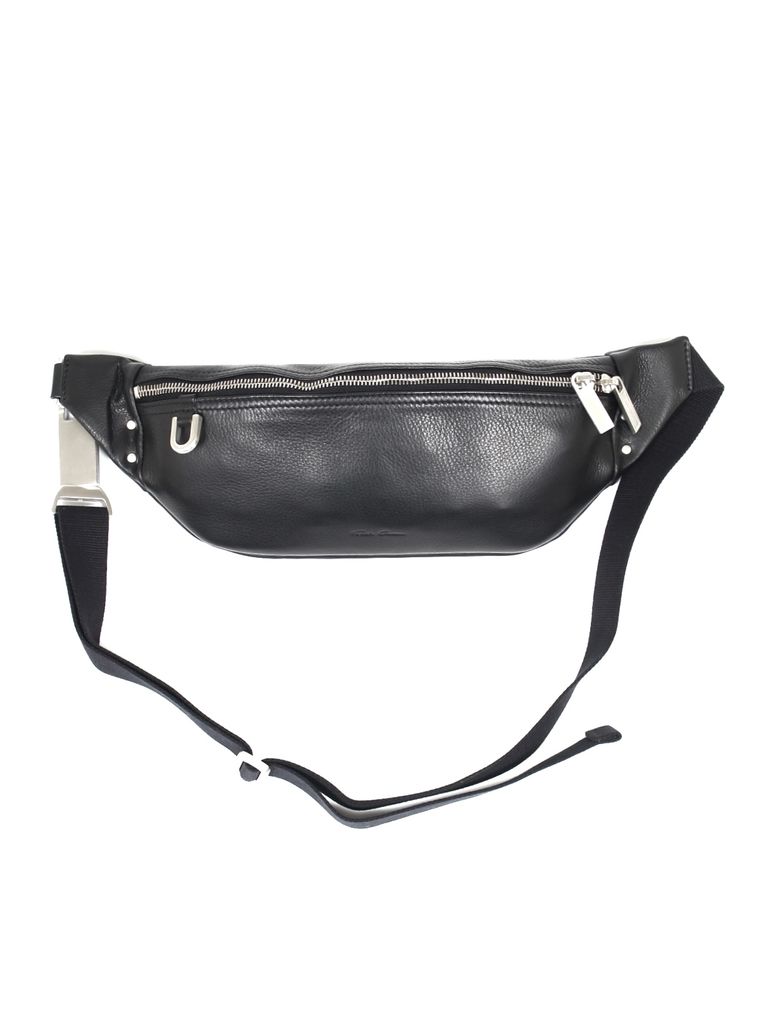 rick owens リックオウエンスバムバックウエストバックラージレザー 