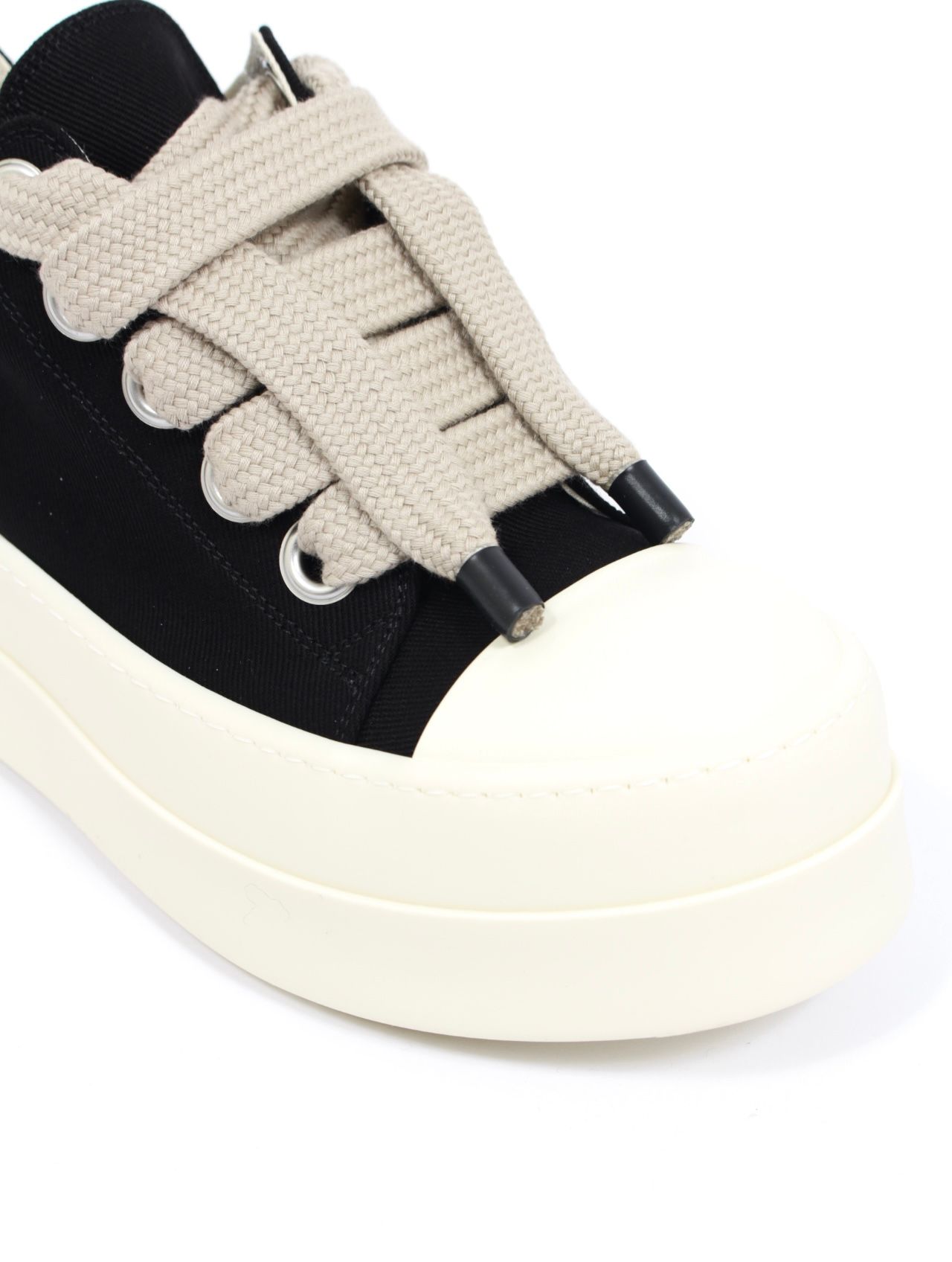 【26SS】メガバンパー ジャンボレース ロースニークス ローカット スニーカー / MEGA BUMPER JUMBOLACE LOW SNEAKS / ブラック×ホワイト