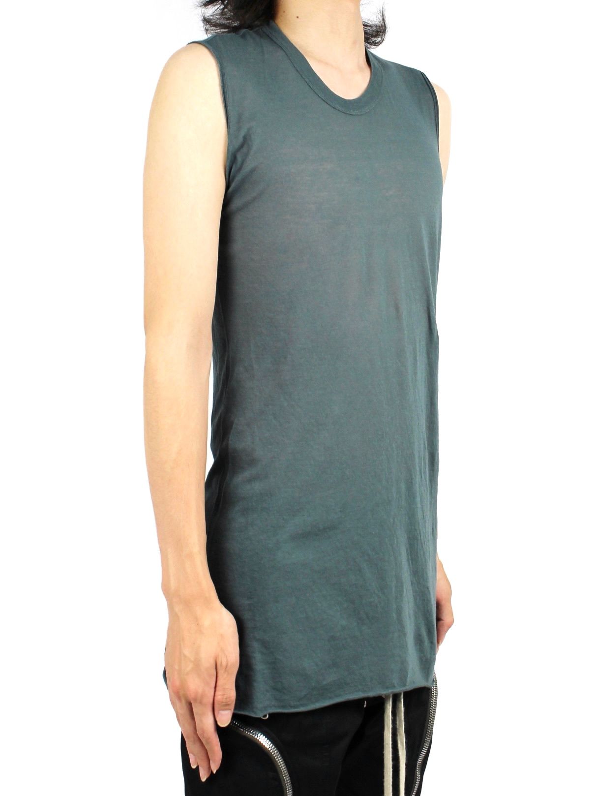 RICK OWENS - 【22FW】ノースリーブTシャツ / BASIC SL T / ティール