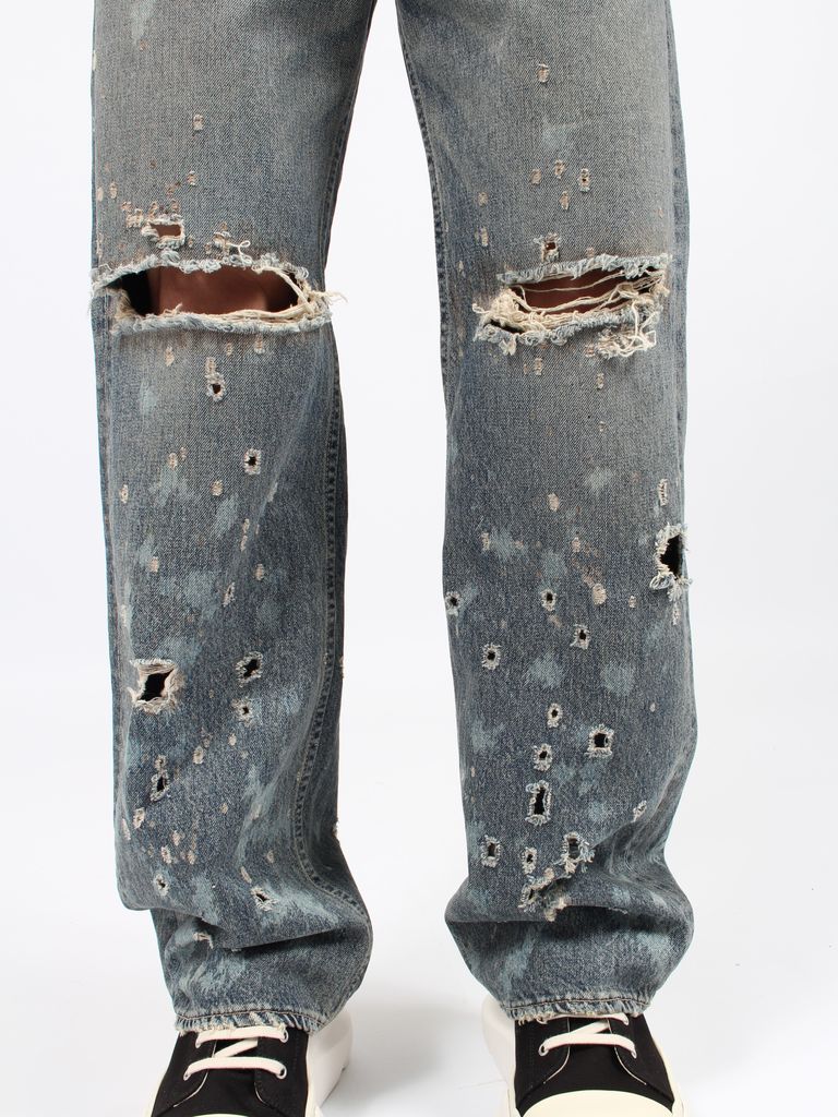 DAIRIKU - 【24SS】ダメージ デニム ストレート パンツ /  