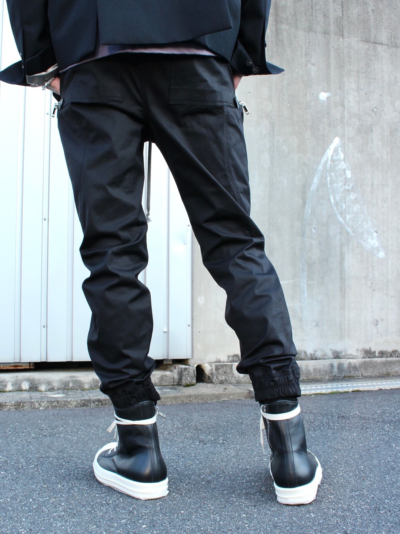 rick owens 20ss 初期Bauhaus カーゴパンツ 黒 TE 50-