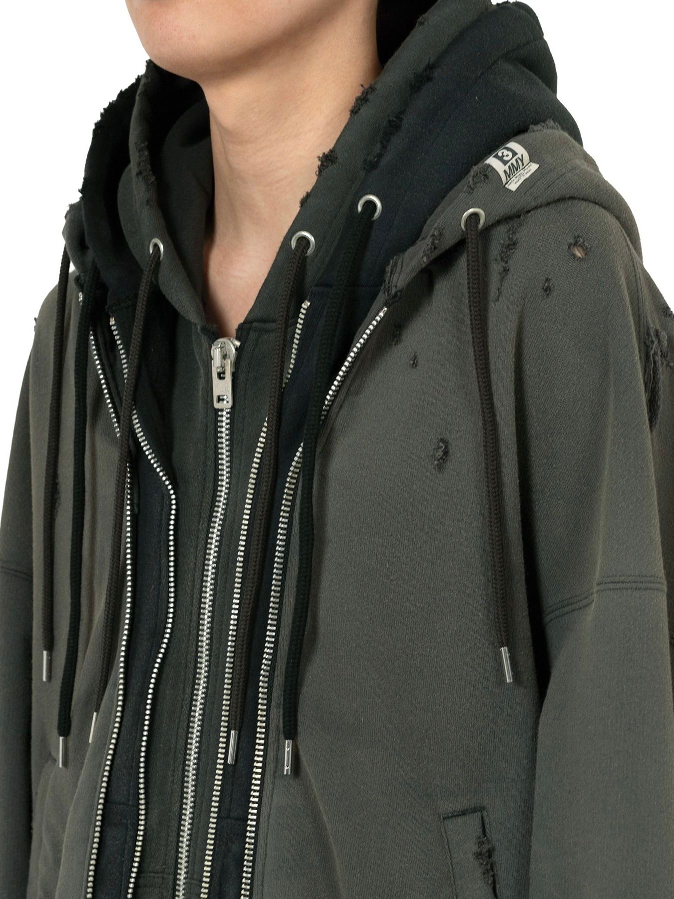 【25AW】トリプル レイヤード パーカー / TRIPLE LAYERED PARKA / ブラック