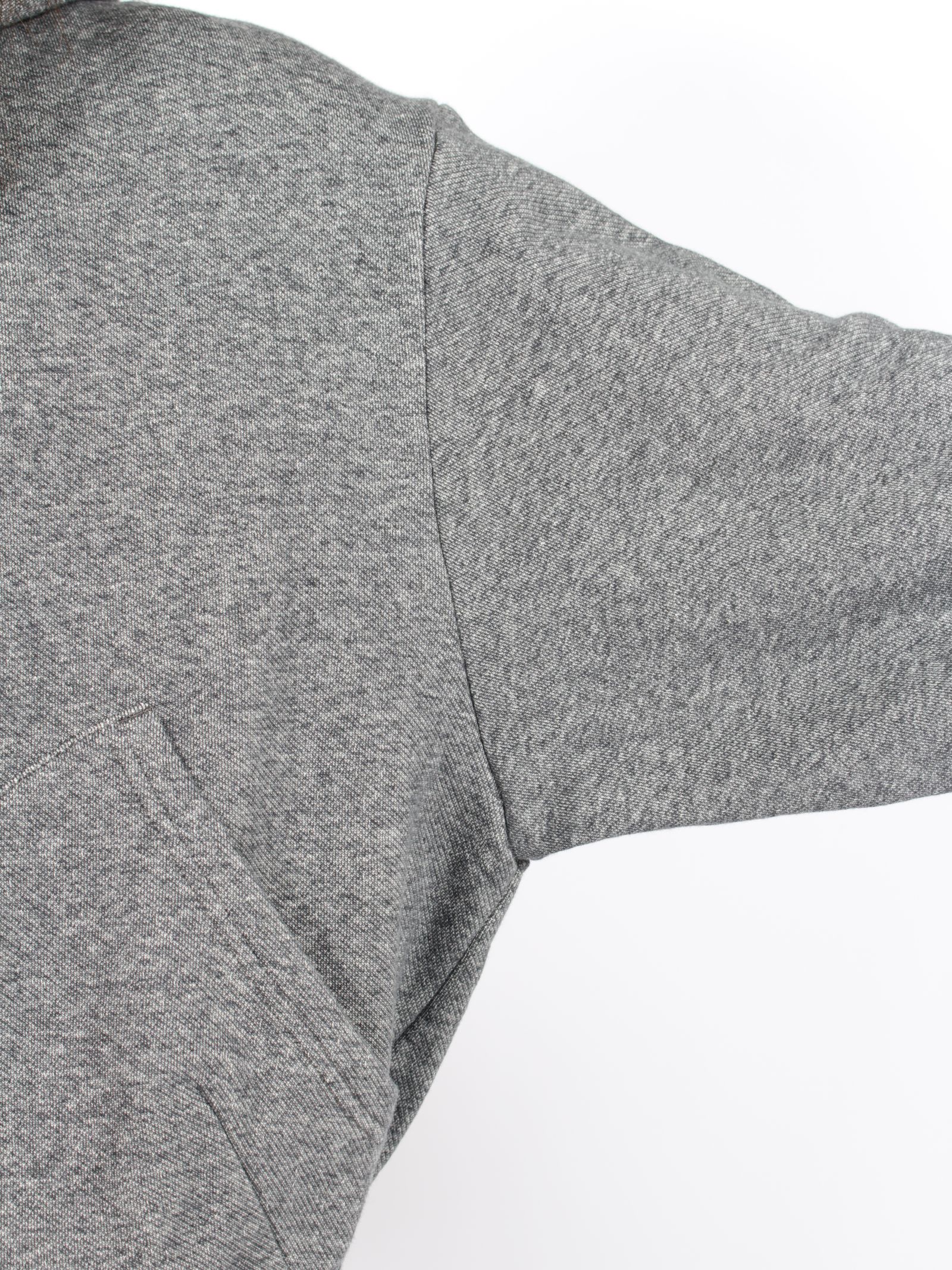 【26AW】オーディナリー ホーム オールド スタイル ジップ フーディ ウィズ プリンティング / ORDINARY HOME OLD STYLE ZIP HOODIE WITH PRINTING / チャコール