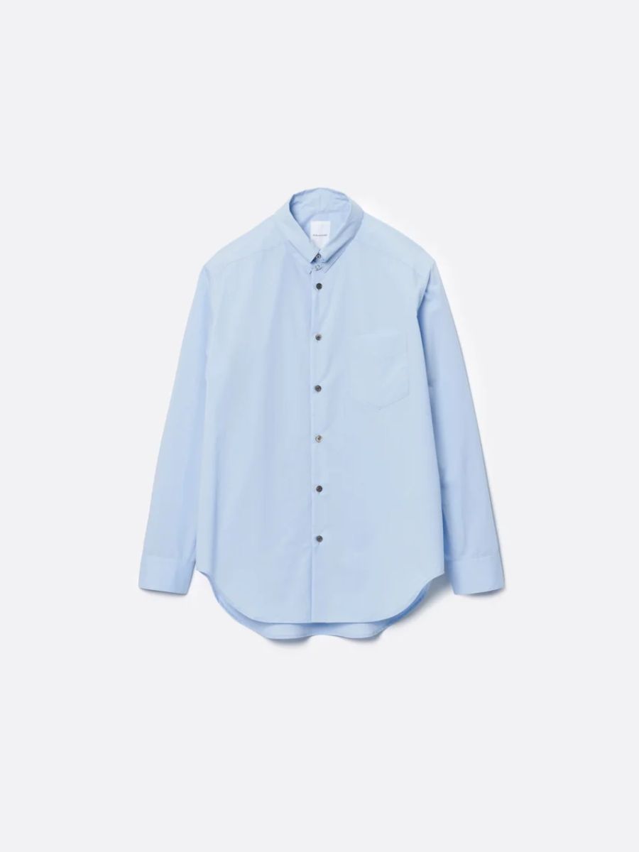 【26AW】 レギュラー フィット タブ カラー シャツ / REGULAR FIT TAB COLLAR SHIRT / SAX BLUE ST ( ブルー )