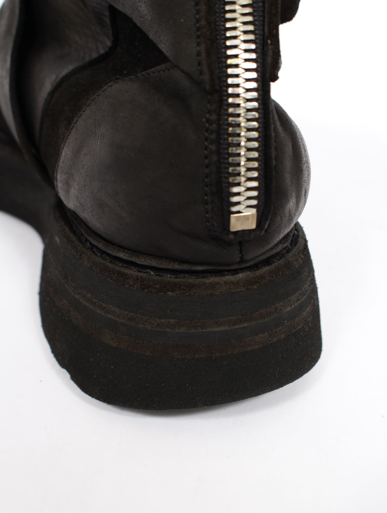 【526VPW】250足限定 馬革 ラバーソール ベルトバックル パッチワーク ブーツ / BELT BUCKLES PATCHWORK BOOT HORSE FULL GRAIN & REVERSE / ブラック