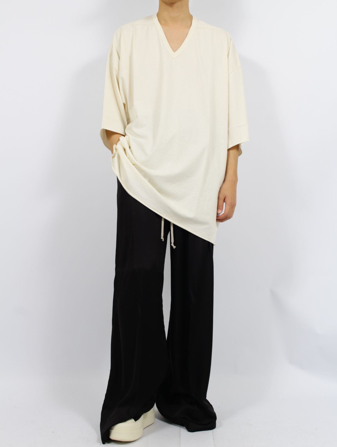 Rick Owens リックオウエンス　Vネック　チュニックブラウス Rick Owens リックオウエンス Vネック チュニックブラウス