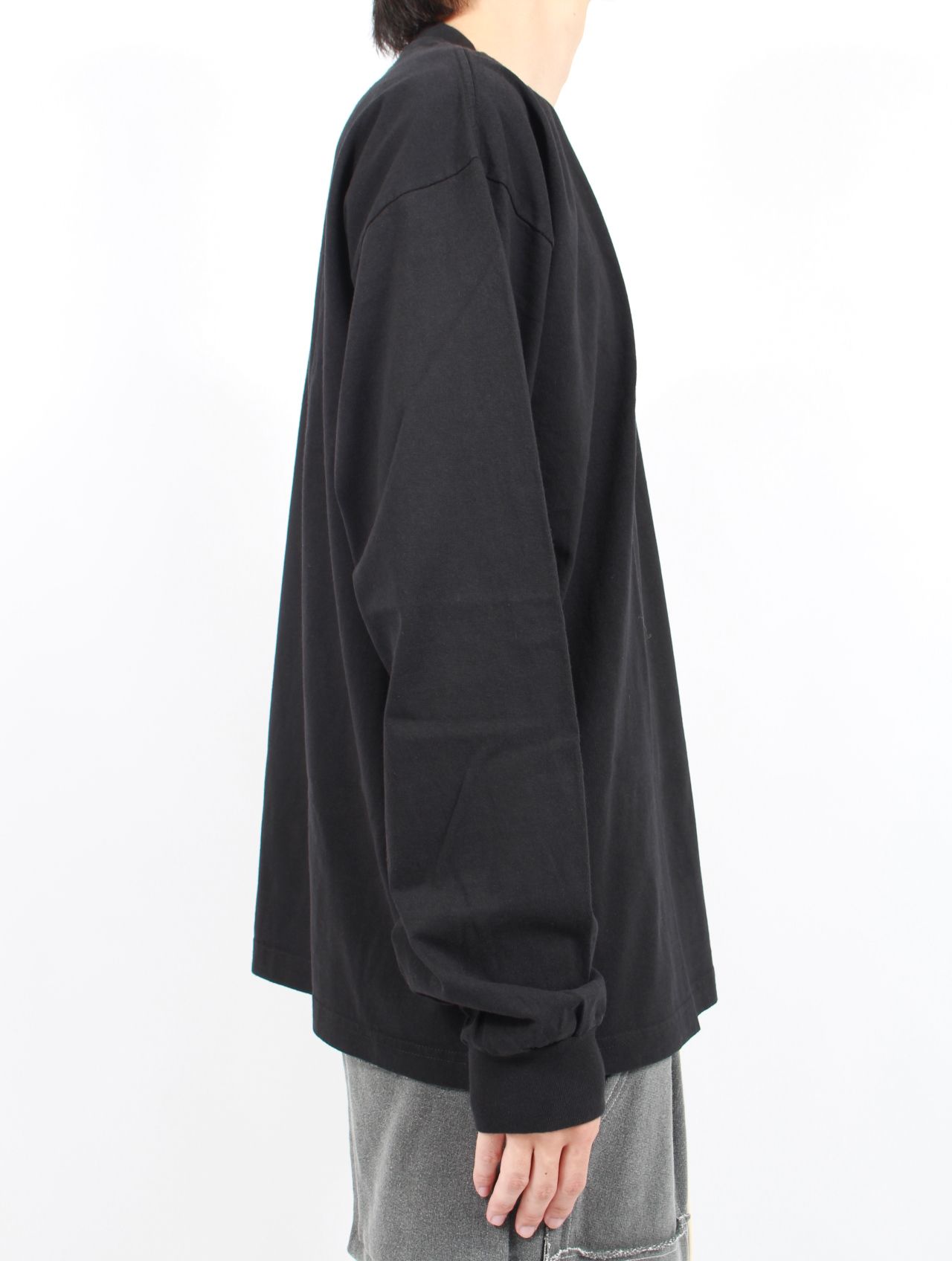 【25AW】レジストレーション フォーム ロングスリーブカットソー パックTシャツ / REGISTRATIOON FORM / LSC / ブラック