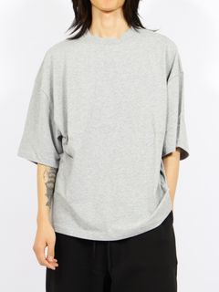 ヘビー ボクシー ティー / HEAVY BOXY TEE / GREY MARLE(グレー)