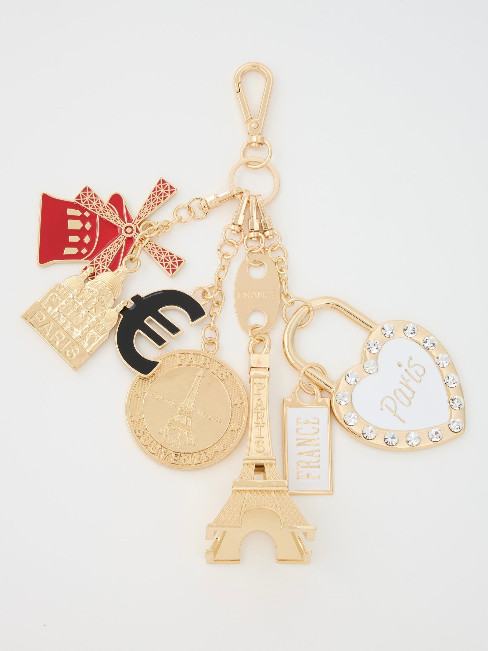 【26SS】ハート パッドロック スーベニア キーチャーム / VQ HEART PADLOCK SOUVENIR / ゴールド