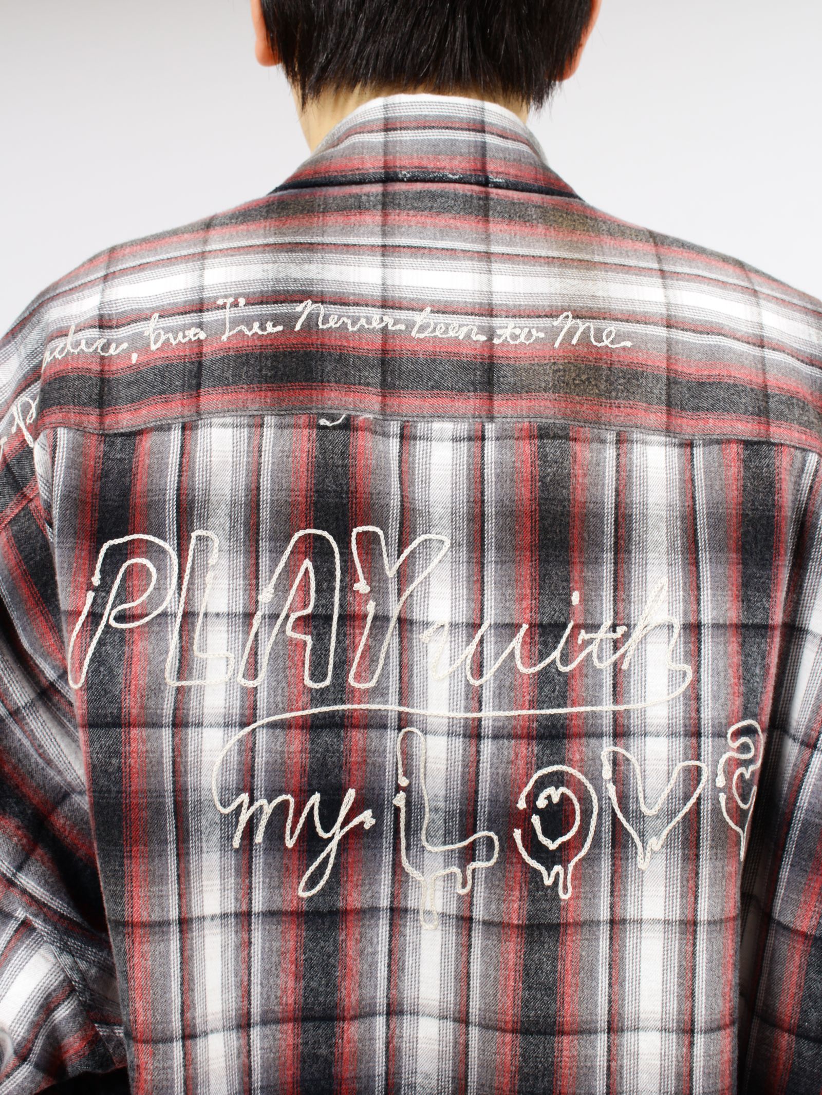 【26SS】ヴィンテージ ライク チェック シャツ / VINTAGE LIKE CHK SH / ブラック