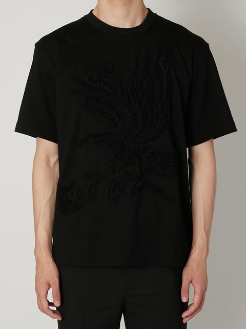 【26SS】刺繍 Tシャツ / T-SHIRT / ブラック