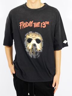 【13日の金曜日コラボ】ヴィンテージ エフェクト Tシャツ / x FRIDAY THE 13TH VINTAGE EFFECT T-SHIRT 02 / ブラック