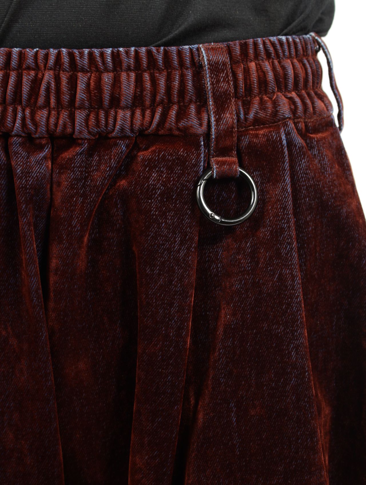 【26SS】 カバード デニム ショート トラウザー / COVERD DENIM SHORT TROUSERS / ブラウン