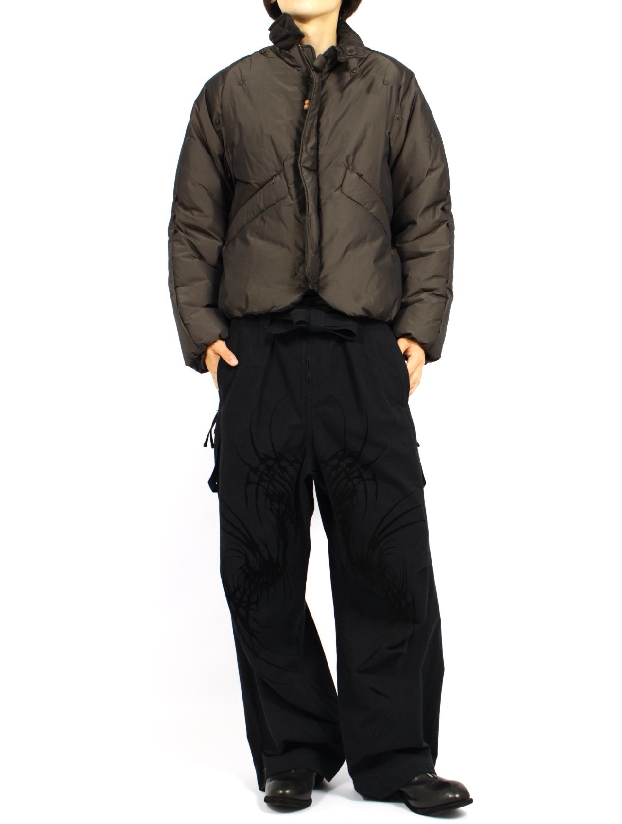 【25AW】カナボウ パファー ジャケット / 金棒 PUFFER / ブラウン